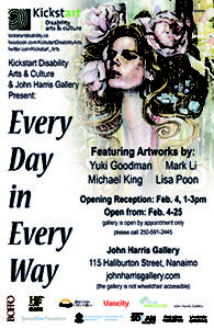 Kickstart exhibition poster