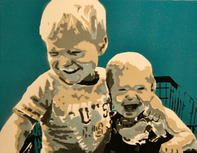 Painting by L.J Throstle