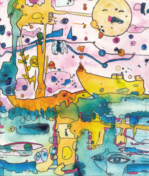 Painting by Deborah Leigh